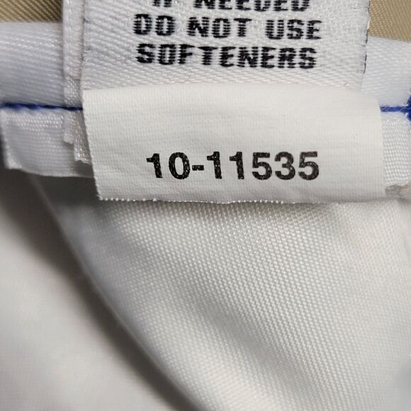 Slazenger Golf Shorts Mens Size 36 Flat Front Polyester Stretch Khaki Tan Active - Picture 4 of 11